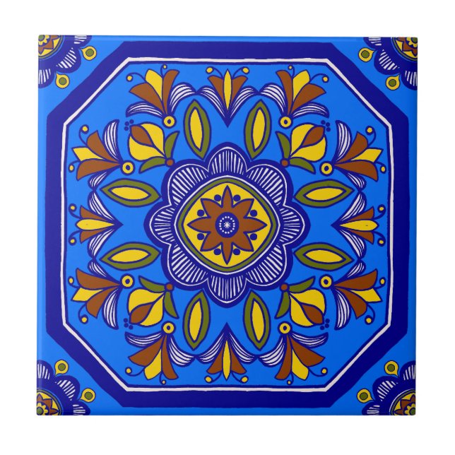 Beautiful Boho Italian Tile Fliese (Vorderseite)