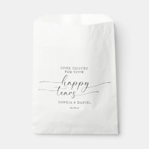 Beautiful Boho Personalisiert Wedding Tissue Pack Geschenktütchen