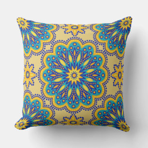 Beautiful Boho Talavera Tile Kissen