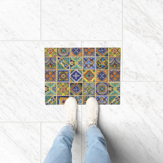 Beautiful Boho Talavera Tiles Fußmatte