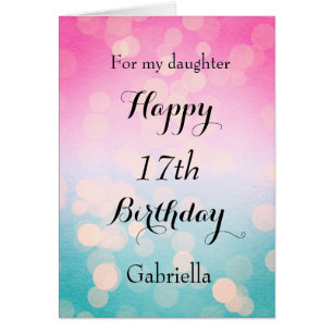 Beautiful Bokeh 17. Geburtstag Tochter