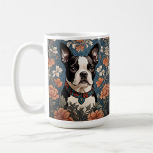 Beautiful Boston Terrier William Morris Inspiriert Kaffeetasse
