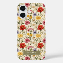 Beautiful Botanical Watercolor Wildflower Name