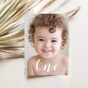 Beautiful Boys 1. Geburtstag Party Foto & Script Einladung