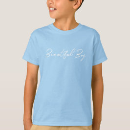 Beautiful Boys Blue Trendy Holiday Geschenk T-Shirt