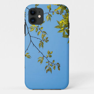 beautiful branch with green and yellow leaves hug Case-Mate iPhone hülle