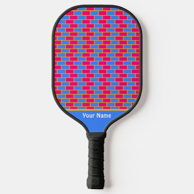 Beautiful Brick Pattern Pro Pickleball Paddle (Rückseite)