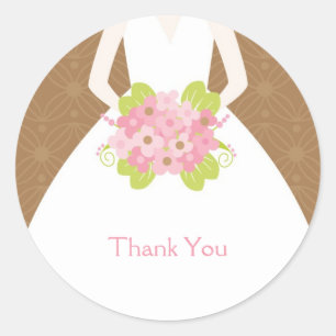 Beautiful Bride - Umschlag Aufkleber