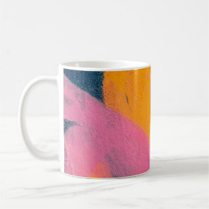 Beautiful bright colorful street art graffiti back kaffeetasse