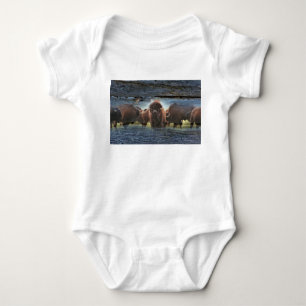Beautiful Buffalo Herd Baby Strampler