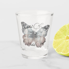 Beautiful Butterfly Brautparty Fevor Schnapsglas