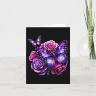 Beautiful Butterfly Lila Rose Butterfly Lovers G Karte