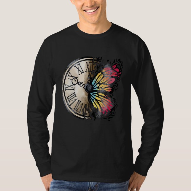 Beautiful Butterfly Time Mothers Day Graphic T-Shirt (Vorderseite)