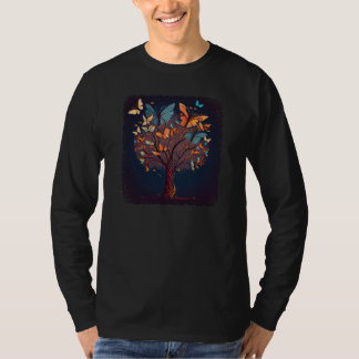 Beautiful Butterfly Tree T-Shirt