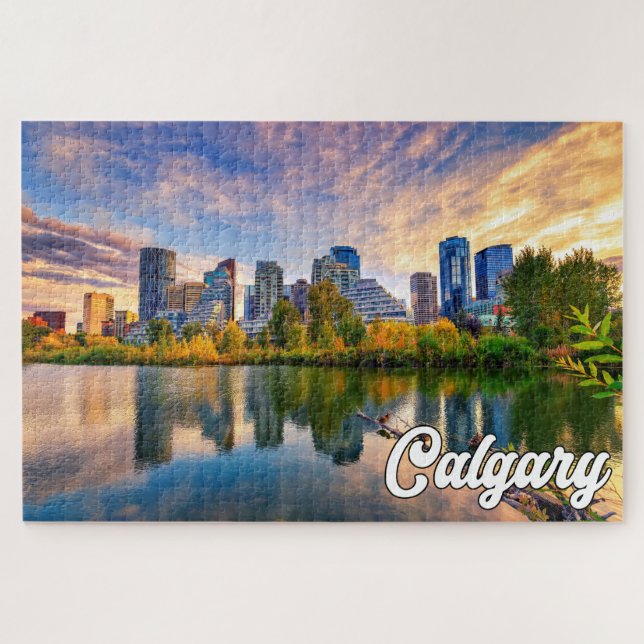 Beautiful Calgary, Alberta, Kanada Puzzle (Horizontal)