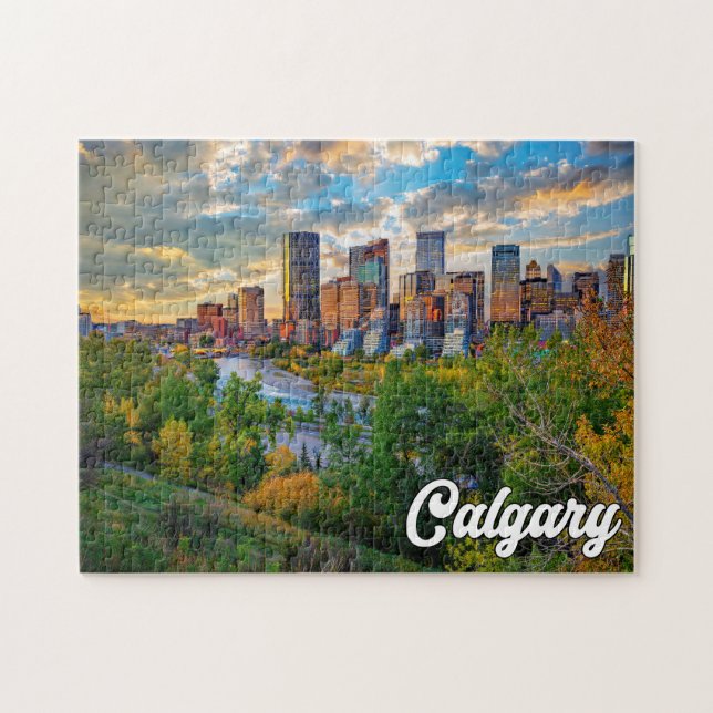 Beautiful Calgary, Alberta, Kanada Puzzle (Horizontal)