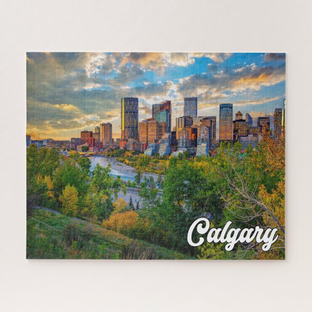 Beautiful Calgary, Alberta, Kanada Puzzle (Horizontal)