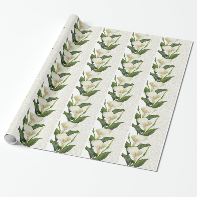 Beautiful Calla Lilies Geschenkpapier (Ungerollt)