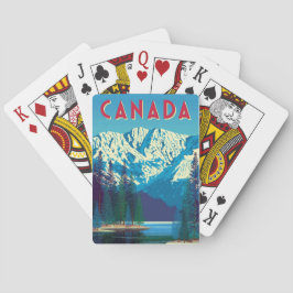 Beautiful Canadian Mountains Playing Cards Spielkarten
