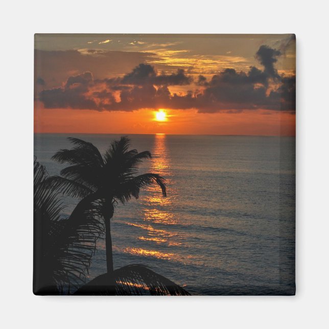 Beautiful Cancun Sunset Magnet (Vorne)