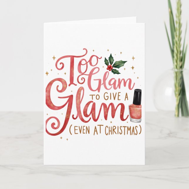 Beautiful Card for those glam relatives Karte (Vorderseite)