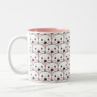 Beautiful Cat Face Cartoon Pattern