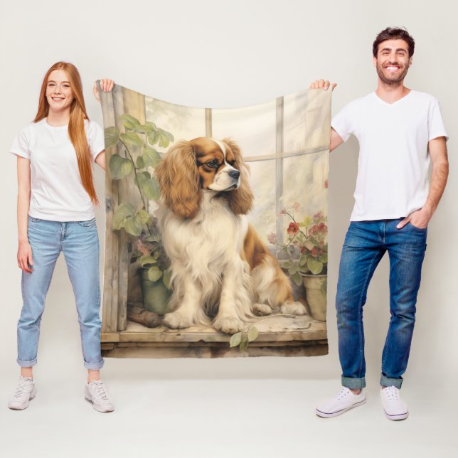 Beautiful Cavalier Spaniel Fleecedecke (Beispiel)