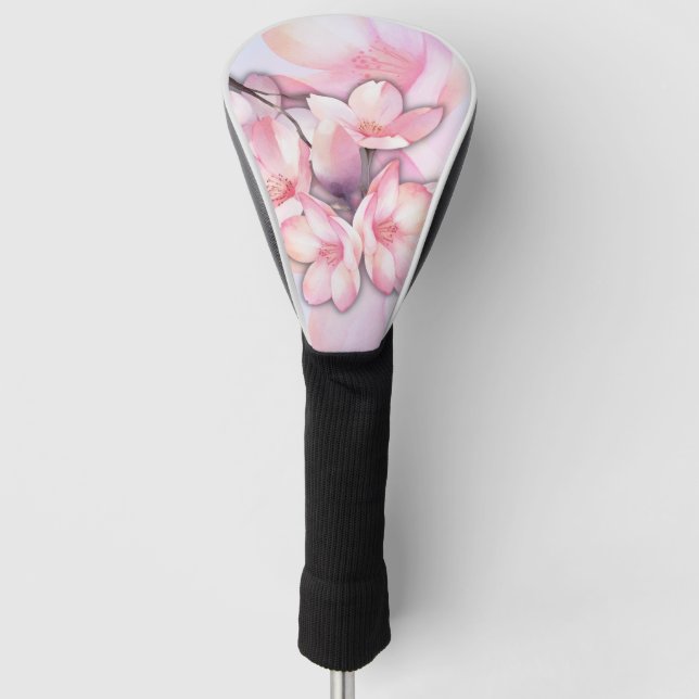 Beautiful Cherry Blossom Golf Head Cover Headcover (Vorderseite)