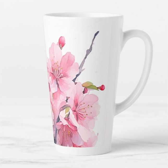 Beautiful Cherry Blossom Latte Tasse Cup (Rechts)