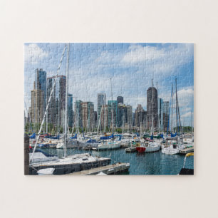 Beautiful Chicago Harbour Puzzle