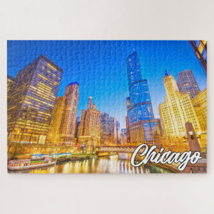 Beautiful Chicago, Illinois, Vereinigte Staaten Puzzle