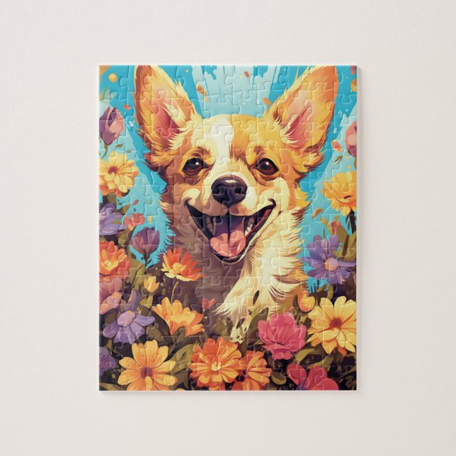 Beautiful Chihuahua Dog Puzzle (Vertikal)