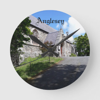 Beautiful Church Runde Wanduhr
