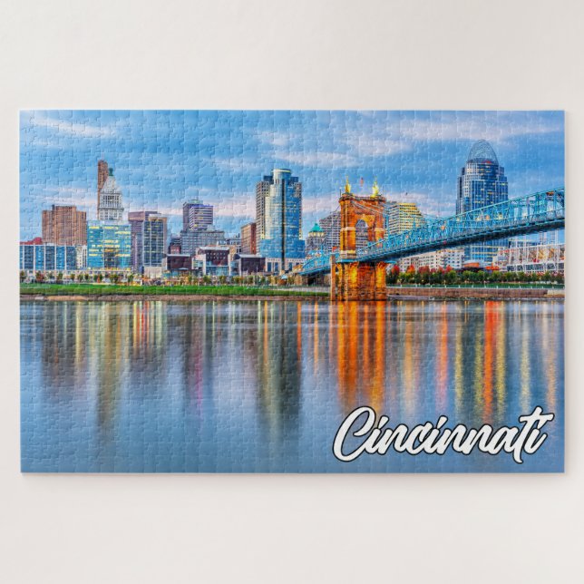 Beautiful Cincinnati, Ohio, Vereinigte Staaten Puzzle (Horizontal)