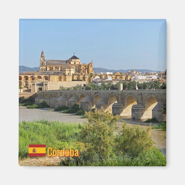 Beautiful city Cordoba in Spain, travel Magnet (Vorne)