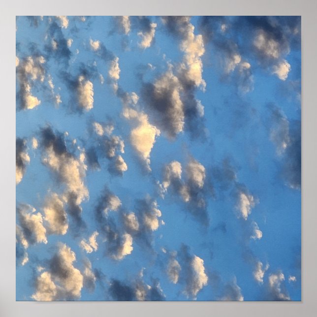 Beautiful Clouds Foto Poster (Vorne)