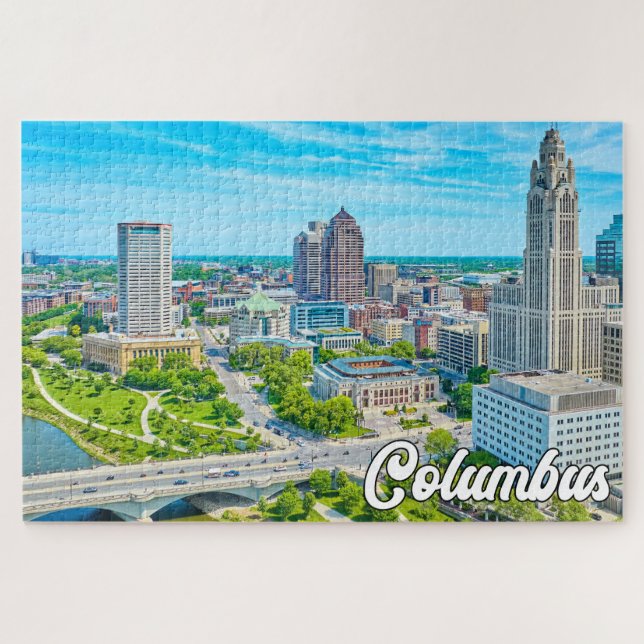 Beautiful Columbus, Ohio, Vereinigte Staaten Puzzle (Horizontal)