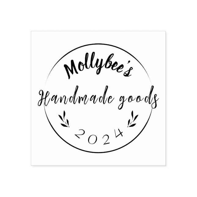 Beautiful Custom Handmade Business Briefmarke Gummistempel (Prägung)