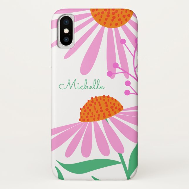 Beautiful Daisis individuelle Name Telefongehäuse Case-Mate iPhone Hülle (Rückseite)