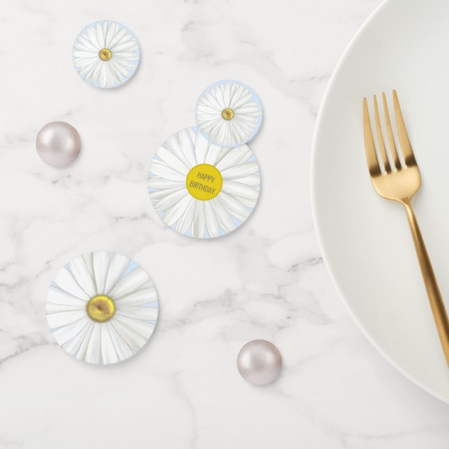 Beautiful Daisy Blume & Pearls Konfetti (Gruppe)