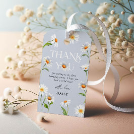 Beautiful Daisy Wild One 1. Geburtstag Vielen Dank Geschenkanhänger