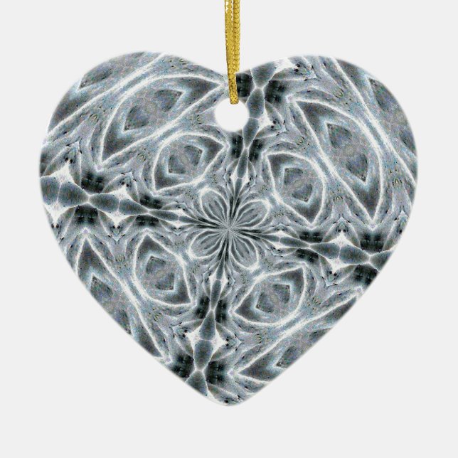 Beautiful Dark Siesta Keys Kladescope Keramik Ornament (Vorne)