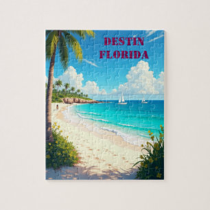 Beautiful Destin Florida Sunset Beach Puzzle