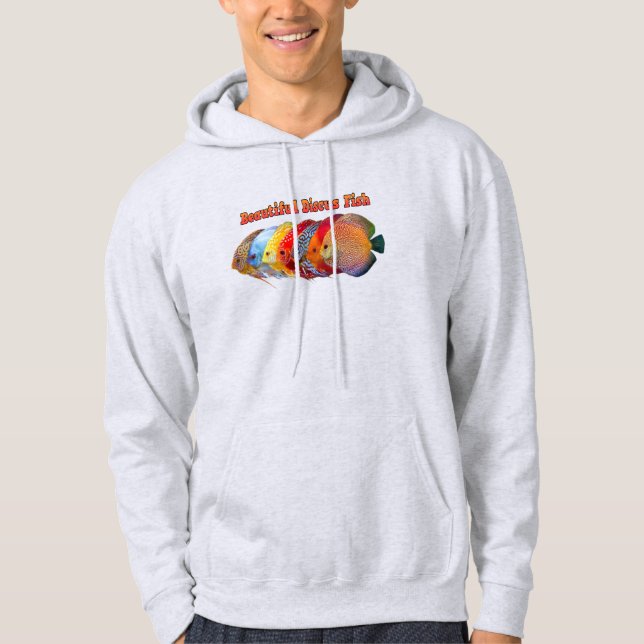 Beautiful Discus Fish Hoodie (Vorderseite)