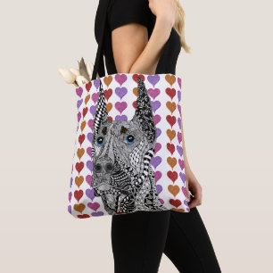 Beautiful Doberman Pinscher Dog Tote Bag
