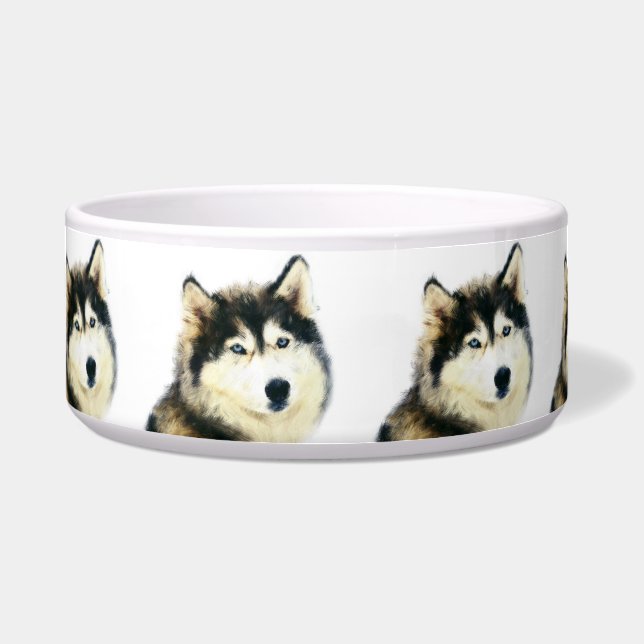 Beautiful Dog Bowl - Sibirischer Husky Napf (Vorderseite)