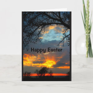 Beautiful Easter From Sunrise To Sunset Feiertagskarte