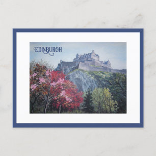 Beautiful Edinburgh Castle bonnie Scotland Kunst Postkarte