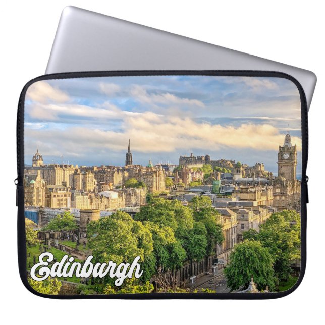 Beautiful Edinburgh, Schottland, Großbritannien Laptopschutzhülle (Vorderseite)