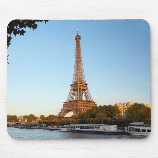 Beautiful Eiffel Tower Paris Frankreich Mousepad (Vorne)